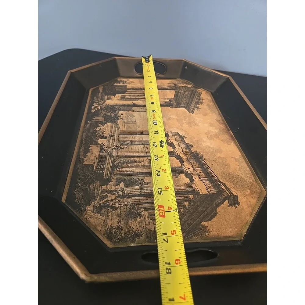 Pilgrim Art Tray Temple Of Minerva Suniade‎ Athens Vintage 18